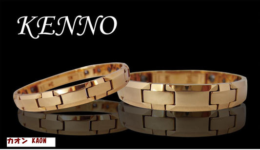 Vòng tay nam châm nam châm vàng hồng KENNO