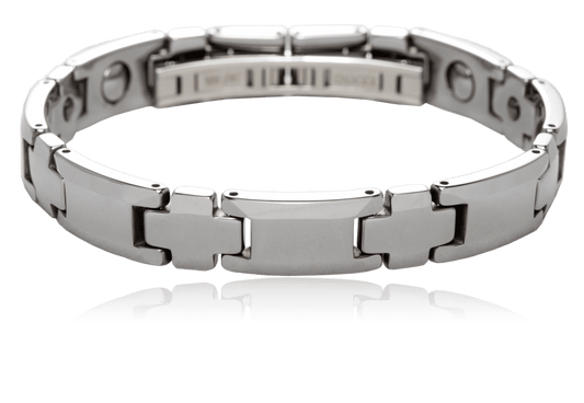 KENNO Silver Magnet Magnetic Bracelet for Men/Women