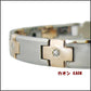 KENNO gold and silver two-color diamond-set magnet magnetic bracelet for men/women 