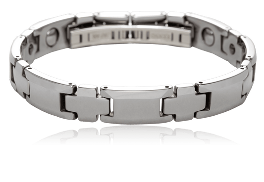 KENNO Silver Magnet Magnetic Bracelet for Men/Women 